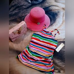 NWT Anne Cole multi-color swimsuit top